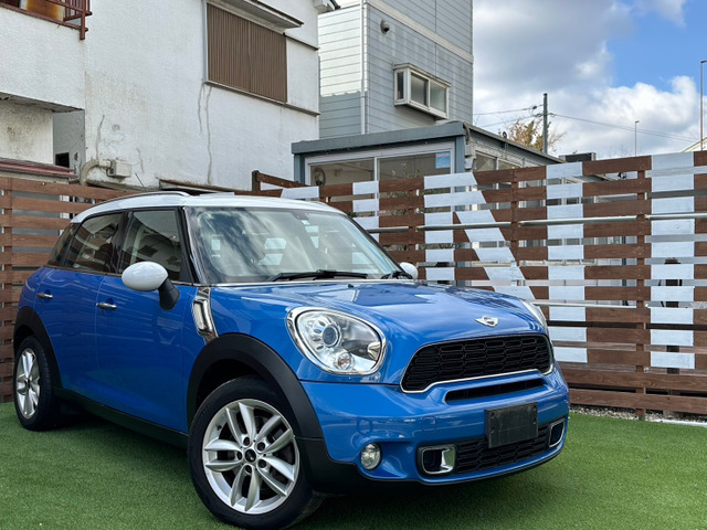 MINI　R60　クロスオーバー　クーパーS　2012年式　ブルーツートン